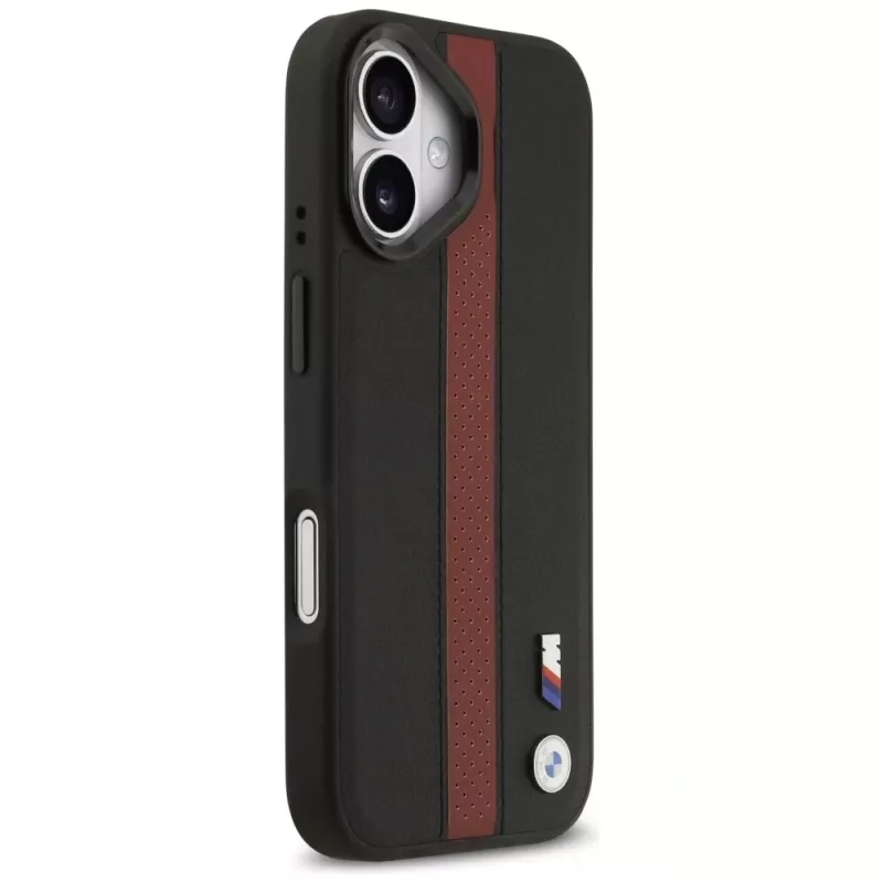 Funda MagSafe BMW M Perforated Stripe Logo para iPhone 17 - Roja