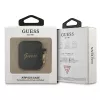 Funda para AirPods 1/2 Guess GUA2SSSK negra de silicona Vintage Script