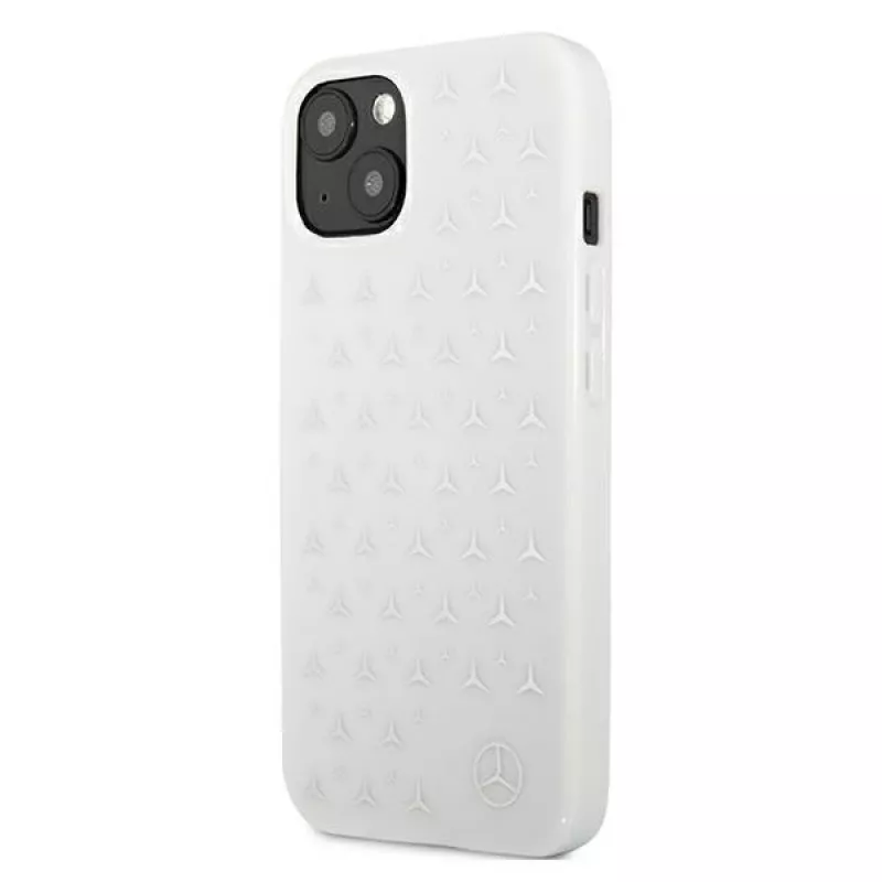 Funda rígida Mercedes-Benz Silver Stars para iPhone 13/14/15 6,1