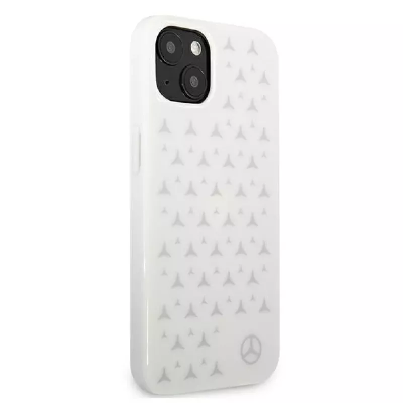Funda rígida Mercedes-Benz Silver Stars para iPhone 13/14/15 6,1