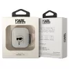 Funda transparente Karl Lagerfeld KLA2HNIKTCT para AirPods 1/2 con diseño Karl's Head