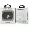 Funda de silicona Karl Lagerfeld Karl & Choupette Head 3D para AirPods Pro 3, Negro