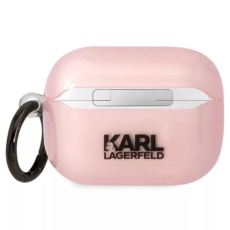 Funda para AirPods Pro Karl Lagerfeld KLAPHNCHTCP rosa Ikonik Choupette