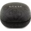 Auriculares True Wireless Bluetooth Guess 4G Classic Metal Logo con ENC y estuche de carga, negros