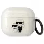 Funda para AirPods 3 Karl Lagerfeld KLA3HNKCTGT transparente Glitter Karl & Choupette