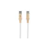 Cable USB-C a USB-C GUESS GUCCLALRGDD 1,5 m carga rápida oro claro logo en relieve