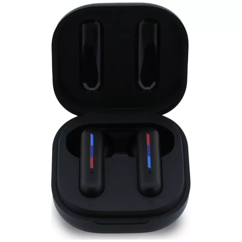 Auriculares Bluetooth TWS BMW con ENC y logo impreso - Negro