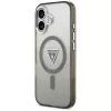 Funda MagSafe GUESS IML Gradient Triangle Logo para iPhone 17 - Caqui