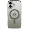 Funda MagSafe GUESS IML Gradient Triangle Logo para iPhone 17 - Caqui