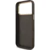 Funda MagSafe GUESS 4G Triangle Logo para iPhone 17 Pro Max - Marrón y dorado