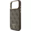Funda MagSafe GUESS 4G Triangle Logo para iPhone 17 Pro Max - Marrón y dorado