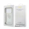 Funda protectora GUESS 4G Script Metal para iPhone 18 Pro Max / 17 Pro Max - Blanco