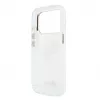 Funda protectora GUESS 4G Script Metal para iPhone 18 Pro Max / 17 Pro Max - Blanco