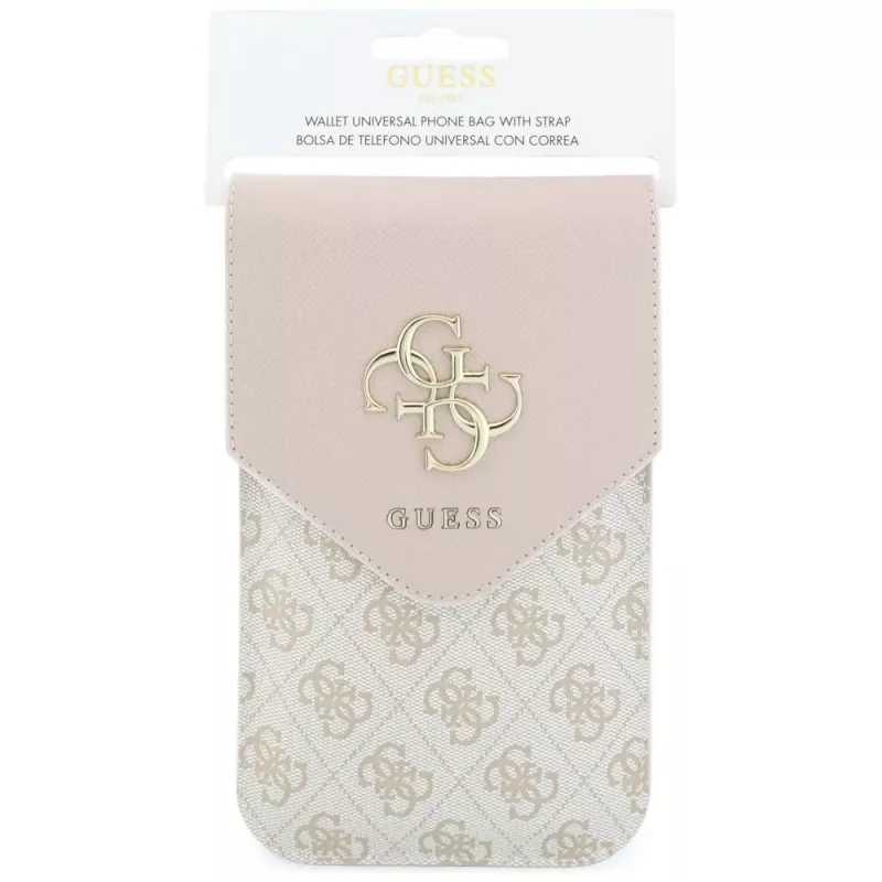 Funda para móvil Guess Graines 4G & Classic Logos Rosa