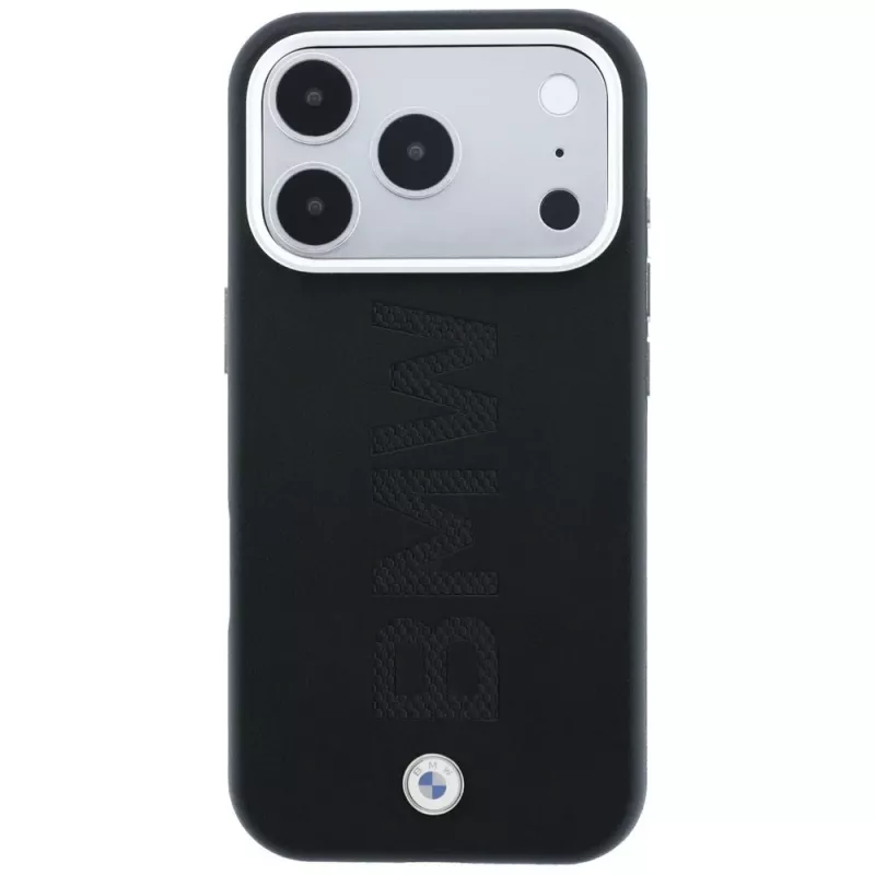Funda MagSafe BMW Sign Centered Deboss para iPhone 18 Pro Max / 17 Pro Max - Negro