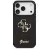 Funda GUESS Fixed Glitter Big 4G para iPhone 18 Pro / 17 Pro - Negro