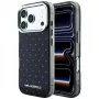 Funda Karl Lagerfeld IML Rhinestones Allover con logo electrochapado para iPhone 18 Pro / 17 Pro - Negro