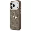Funda GUESS 4G Big Classic Logo para iPhone 17 Pro / 18 Pro - Marrón y dorado