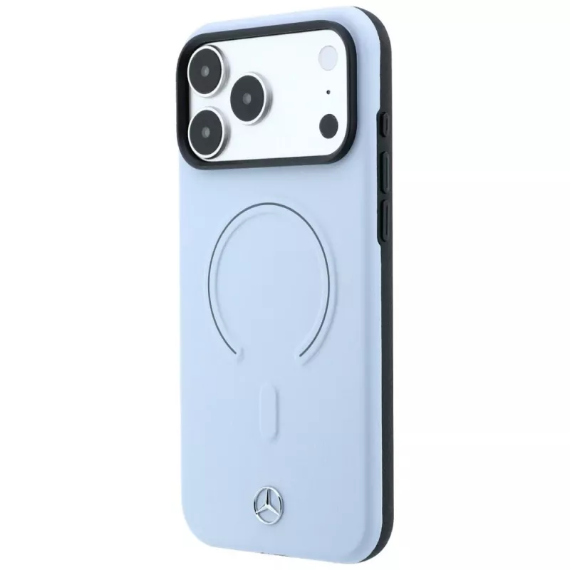 Funda MagSafe Mercedes Leder 3D para iPhone 18 Pro Max / 17 Pro Max - Azul