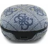 Auriculares Bluetooth True Wireless GUESS 4G Classic Metal Logo con ENC y estuche de carga, Azul