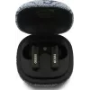Auriculares Bluetooth True Wireless GUESS 4G Classic Metal Logo con ENC y estuche de carga, Azul