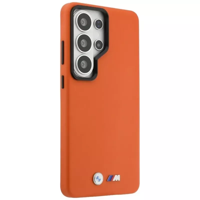 Funda MagSafe BMW M Metal Logo para Samsung Galaxy S26 Ultra - Naranja
