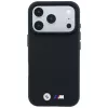 Funda MagSafe BMW M Quadrille Kevlar Metal Logo para iPhone 18 Pro Max / 17 Pro Max - Negro
