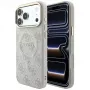 Funda MagSafe GUESS Embossed 4G Classic para iPhone 17 Pro Max / 18 Pro Max - Rosa