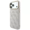 Funda MagSafe GUESS Embossed 4G Classic para iPhone 17 Pro Max / 18 Pro Max - Rosa