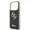 Funda GUESS IML 4G Script Metal para iPhone 18 Pro Max / 17 Pro Max - Negro