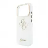Funda MagSafe GUESS IML 4G Script Metal para iPhone 18 Pro / 17 Pro, Blanco
