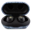 Auriculares Bluetooth True Wireless GUESS GUTWSP4EGB con base de carga, ENC, Azul metal