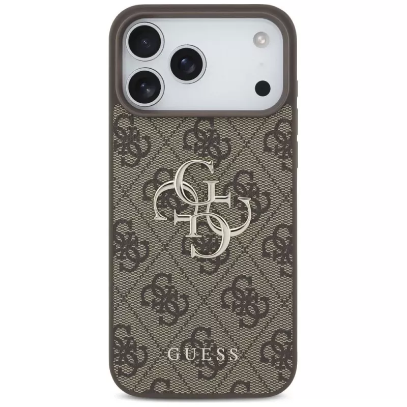 Funda trasera GUESS 4G Big Logo para Apple iPhone 17 Pro / 18 Pro - Marrón