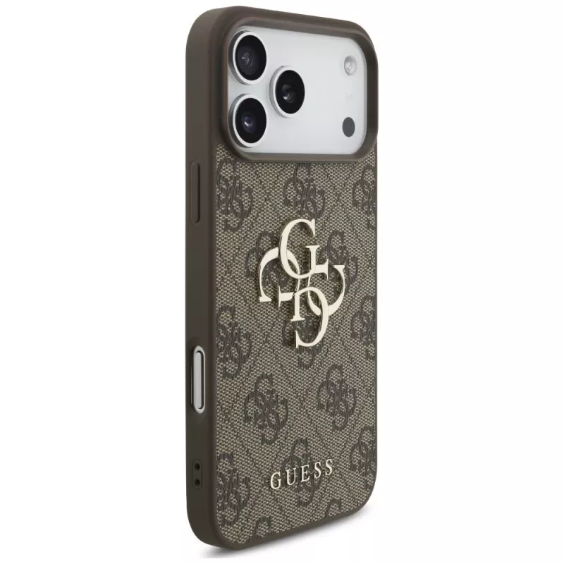 Funda trasera GUESS 4G Big Logo para Apple iPhone 17 Pro / 18 Pro - Marrón