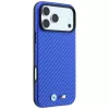 Funda MagSafe BMW M Carbon Metal Logo para iPhone 18 Pro Max / 17 Pro Max - Azul