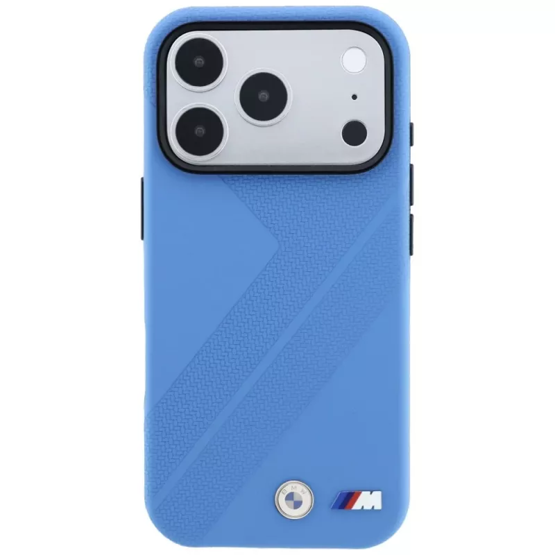 BMW M Tire Track funda MagSafe logo metálico para iPhone 18 Pro / 17 Pro - Azul