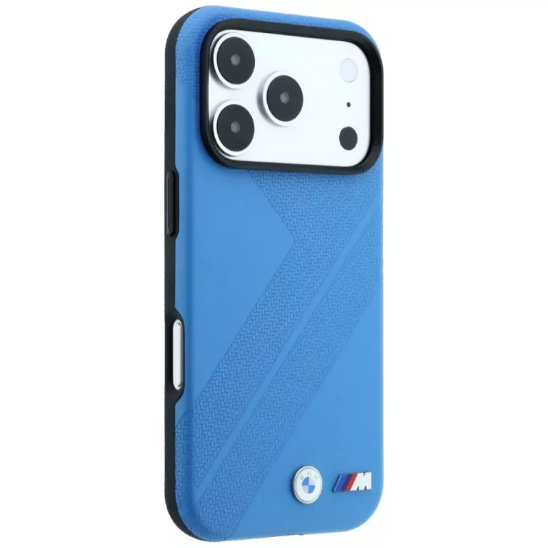 BMW M Tire Track funda MagSafe logo metálico para iPhone 18 Pro / 17 Pro - Azul