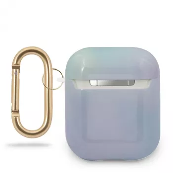 GUESS GUACA2TPUMCGC02 funda para AirPods 1/2 Azul colección Tie & Dye
