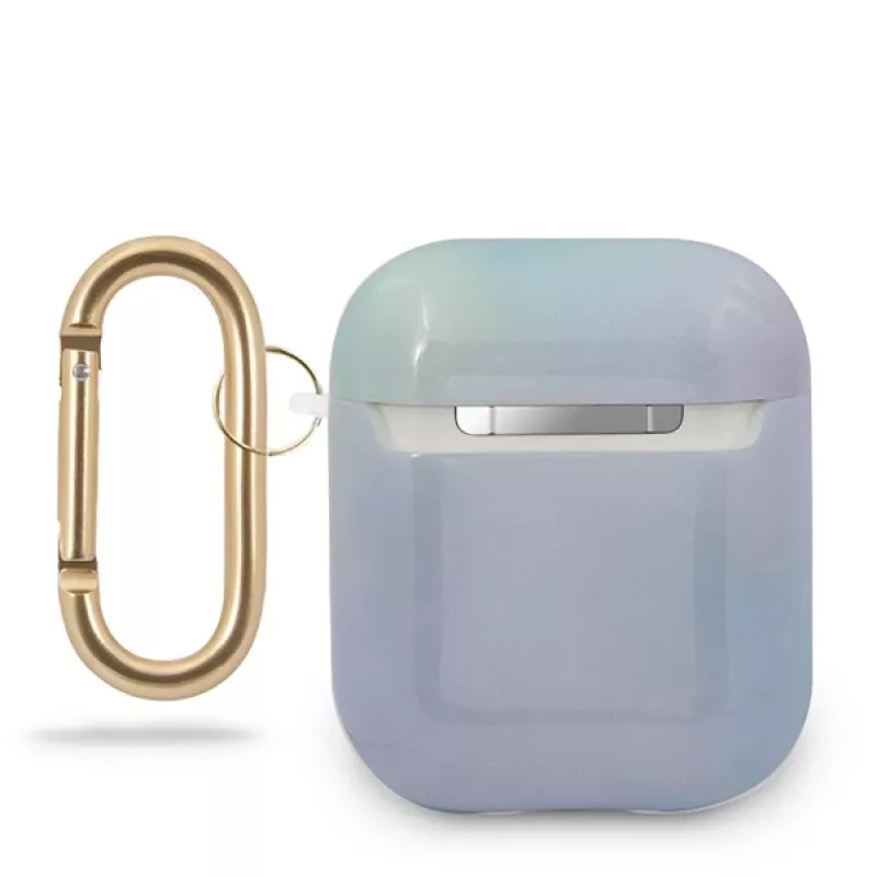 GUESS GUACA2TPUMCGC02 funda para AirPods 1/2 Azul colección Tie & Dye