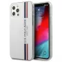 U.S. Polo Assn. USHCP12MPCUSSWH funda rígida para iPhone 12/12 Pro 6,1 pulgadas Blanca Tricolor Collection