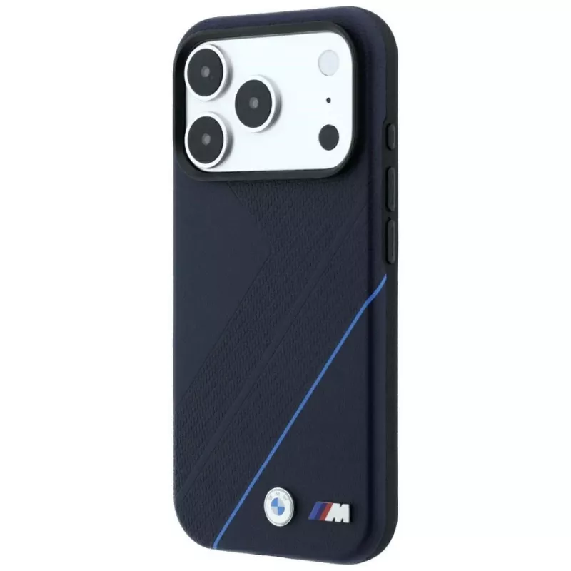 BMW M Tire Track Blue Line funda MagSafe para iPhone 18 Pro Max / 17 Pro Max - Azul marino