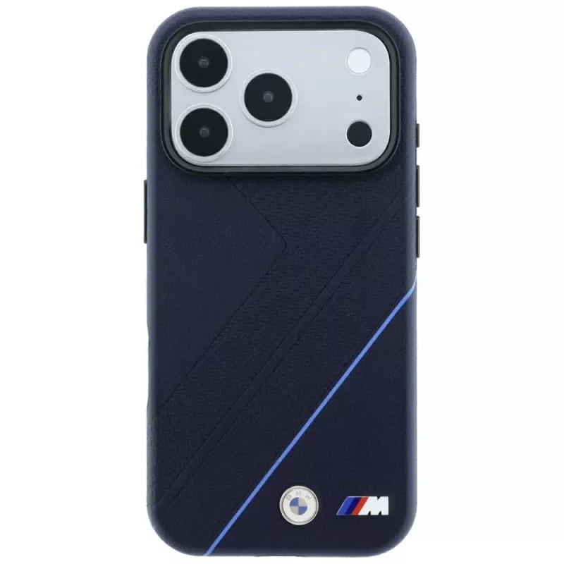 BMW M Tire Track Blue Line funda MagSafe para iPhone 18 Pro Max / 17 Pro Max - Azul marino