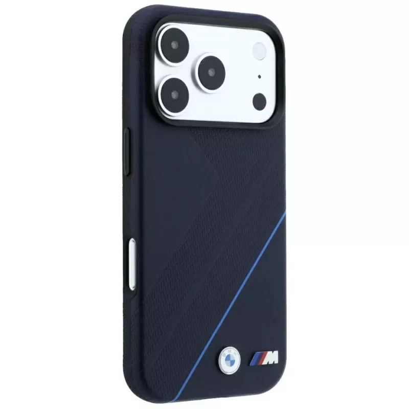 BMW M Tire Track Blue Line funda MagSafe para iPhone 18 Pro Max / 17 Pro Max - Azul marino