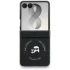Karl Lagerfeld Karl & Choupette Pins funda MagSafe para Samsung Galaxy Z Flip8 - Negro
