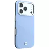 BMW Signature Inclined Deboss Letters funda MagSafe para iPhone 18 Pro / 17 Pro - Azul