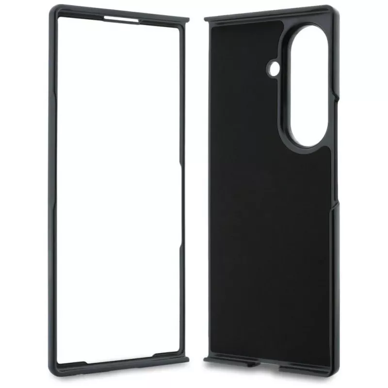 Karl Lagerfeld Saffiano Karl & Choupette Pin funda para Samsung Galaxy Z Fold 8 Ultra - Negro