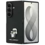 Karl Lagerfeld Saffiano Karl & Choupette Pin funda para Samsung Galaxy Z Fold 8 Ultra - Negro