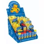 Expositor mini PUSTEFIX – 24 x 42 ml de solución para pompas de jabón con varillas, expositor de mesa para comercio minorista