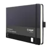SIGEL CO201 Cuaderno A5 liso, Negro, 66 hojas