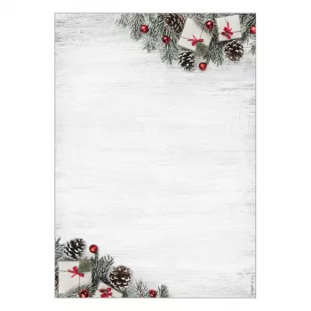 SIGEL DP416 Papel de Navidad motivo navideño escandinavo DIN A4 90 g/m² 100 hojas